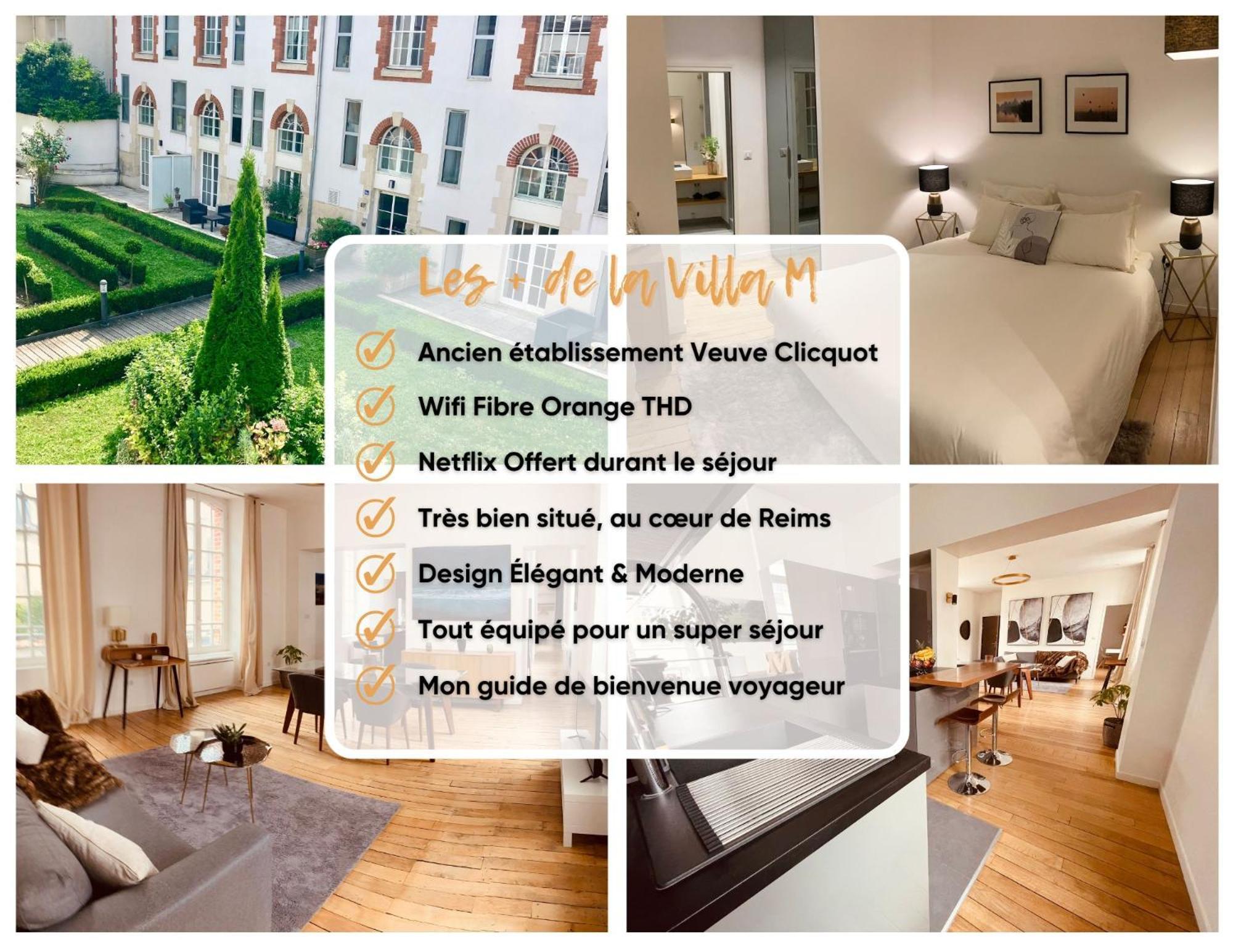 So Guest- Luxueux Appartement, Ancienne Maison De Champagne Proche Cathedrale Reims Eksteriør bilde